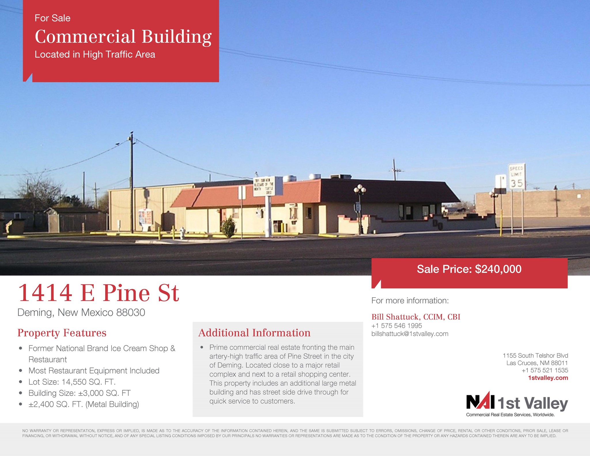 1414 E Pine St, Deming, NM for sale Building Photo- Image 1 of 1