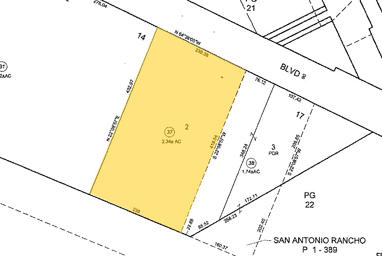 3222 E Washington Blvd, Vernon, CA for lease - Plat Map - Image 3 of 3