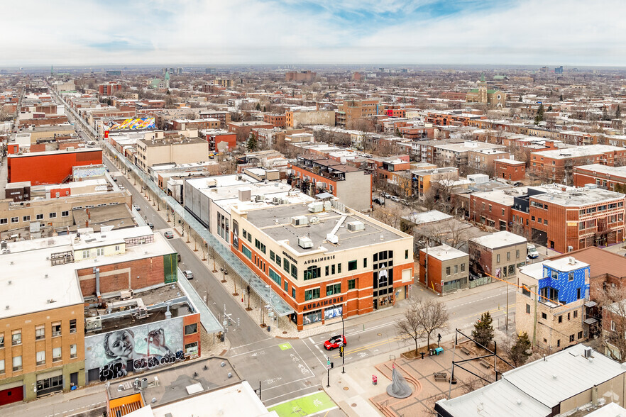 6229-6231 Rue Saint-Hubert, Montréal, QC for lease - Aerial - Image 2 of 5