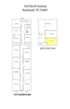 103 N Goliad, Rockwall, TX for lease Site Plan- Image 1 of 1