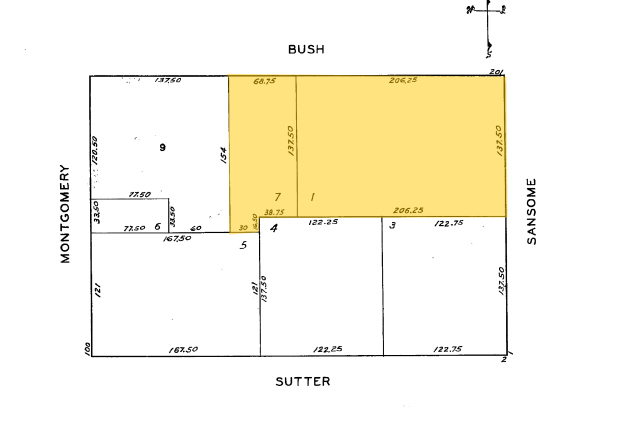 225 Bush St, San Francisco, CA for sale - Plat Map - Image 1 of 1