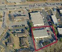 631 Indian Trail Lilburn Rd, Lilburn, GA - AERIAL map view