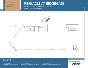 10535 Park Meadows Blvd, Lone Tree, CO for lease Floor Plan- Image 1 of 1