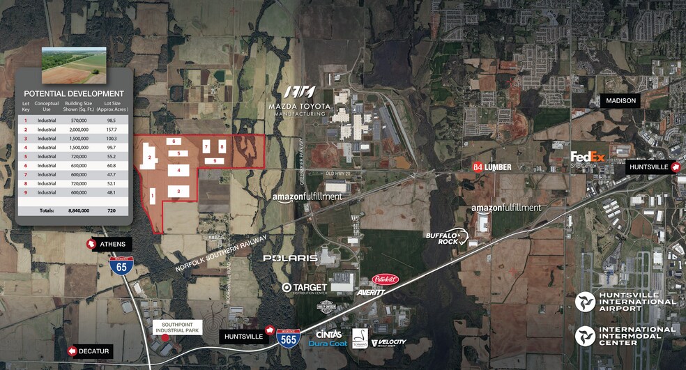 Tanner Land Acreage, Madison, AL for sale - Building Photo - Image 2 of 11