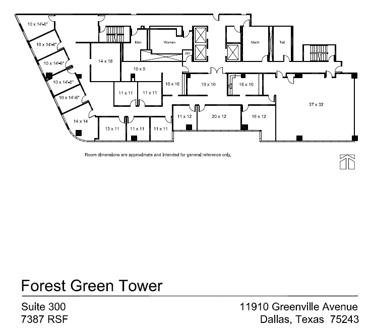 11910 Greenville Ave, Dallas, TX for lease Floor Plan- Image 1 of 1