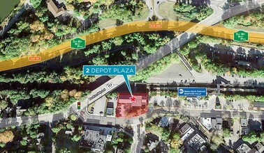 2 Depot Plz, Bedford Hills, NY - AERIAL  map view