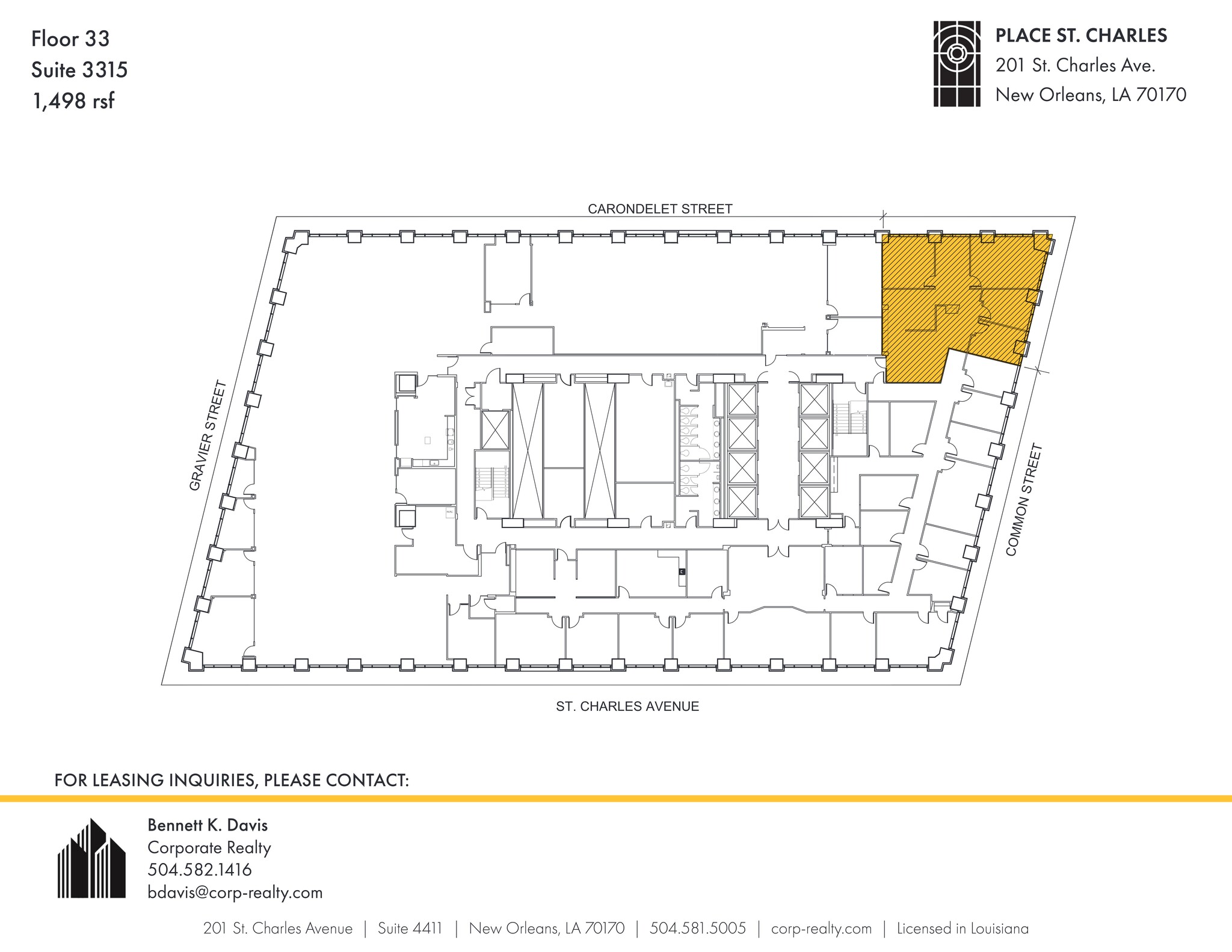 201 St. Charles Ave, New Orleans, LA for lease Site Plan- Image 1 of 1