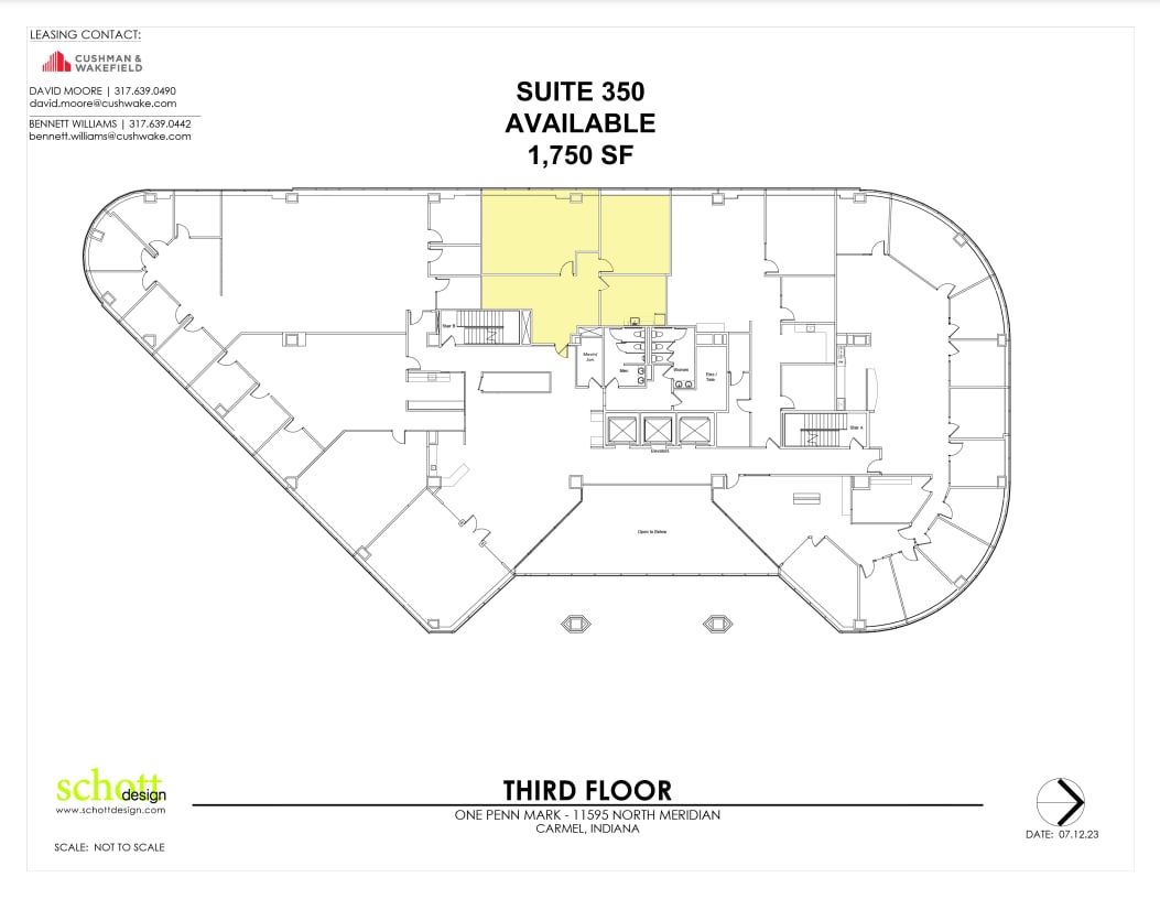 11595 N Meridian St, Carmel, IN for lease Floor Plan- Image 1 of 1