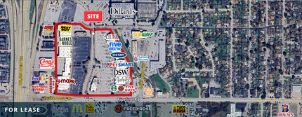 869 North East Mall Blvd, Hurst, TX - aerial  map view