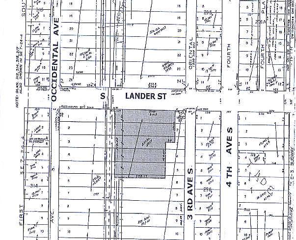 241 S Lander St, Seattle, WA for lease - Plat Map - Image 3 of 8