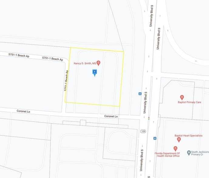 3100 S University Blvd, Jacksonville, FL for lease - Plat Map - Image 2 of 11