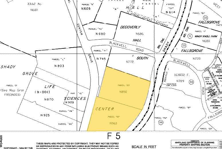 9920 Medical Center Dr, Rockville, MD for lease - Plat Map - Image 2 of 14