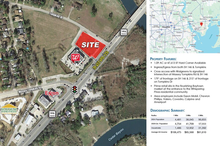 Tompkins Dr, Baytown, TX for sale - Building Photo - Image 2 of 2