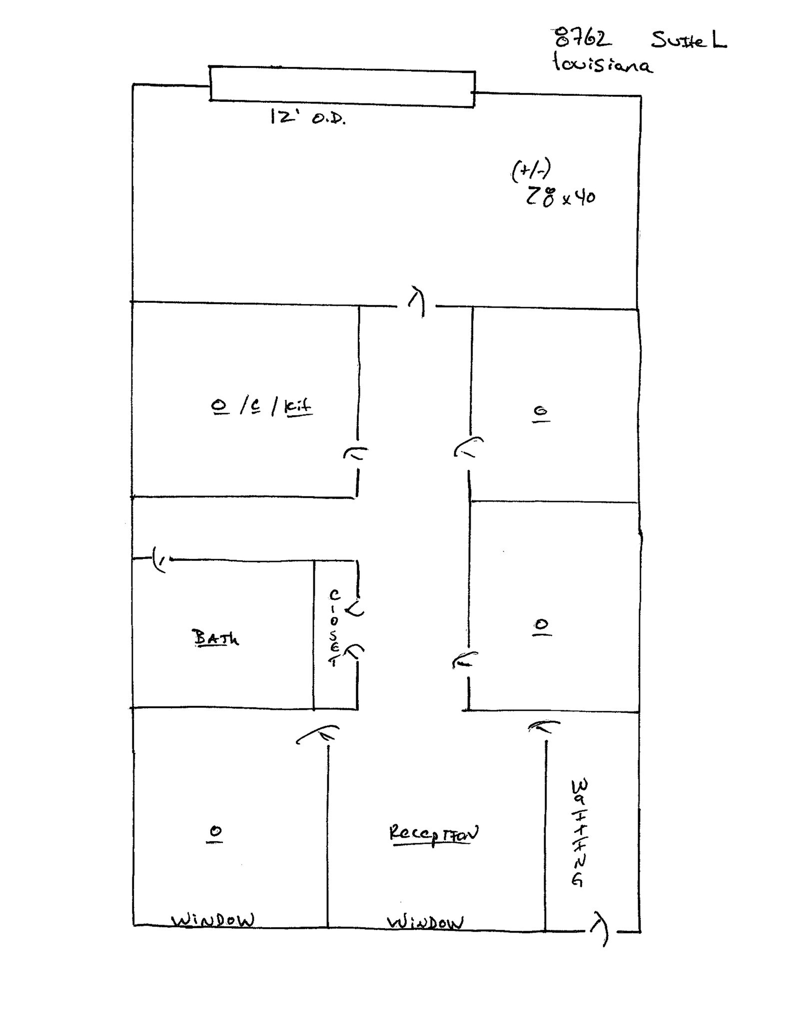 8762 Louisiana St, Merrillville, IN for lease Site Plan- Image 1 of 1