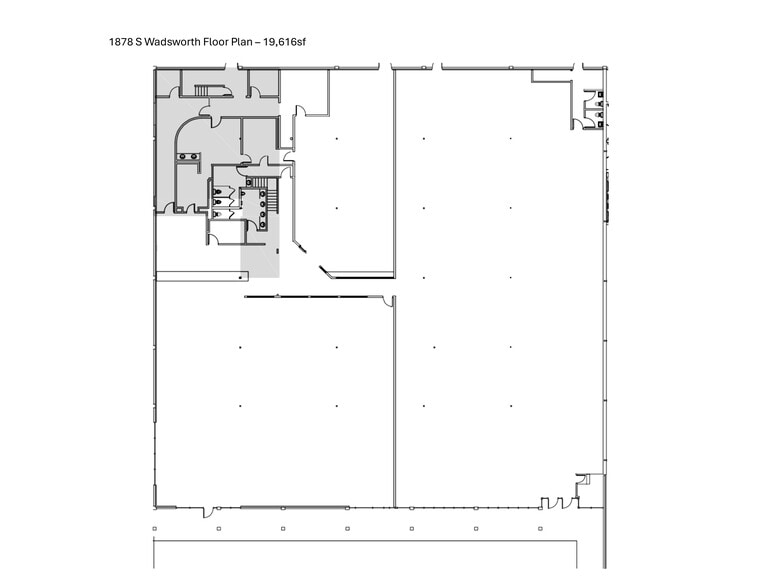 1890 S Wadsworth Blvd, Denver, CO for lease - Site Plan - Image 2 of 2