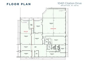 10421 Citation Dr, Brighton, MI for lease Floor Plan- Image 1 of 1