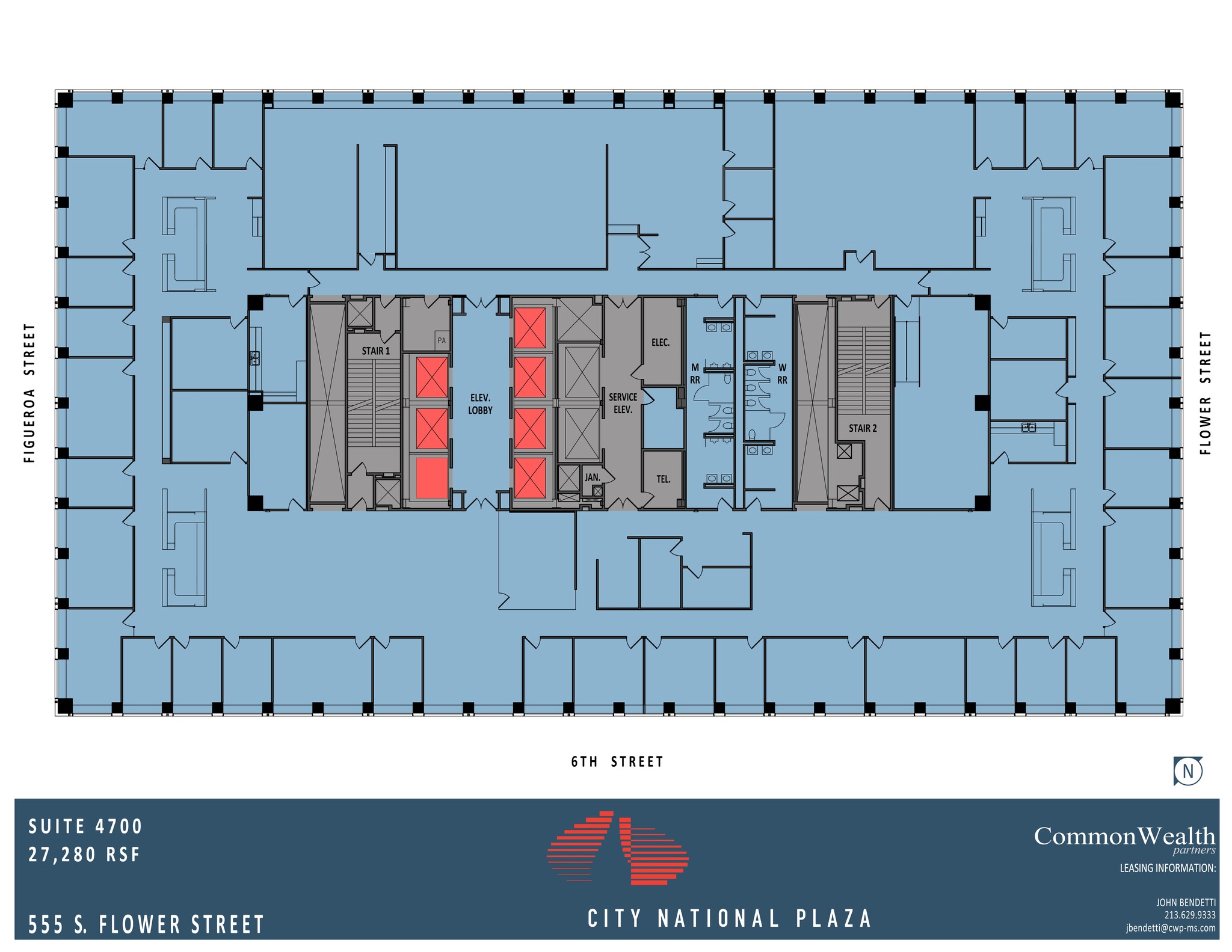 515 S Flower St, Los Angeles, CA for lease Site Plan- Image 1 of 1