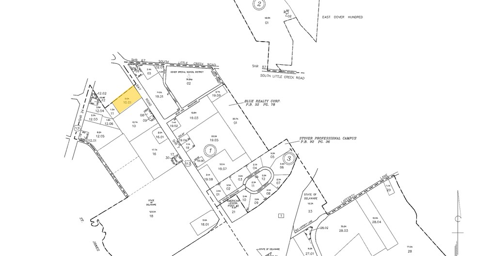 550 S Bay Rd, Dover, DE for sale - Plat Map - Image 2 of 3