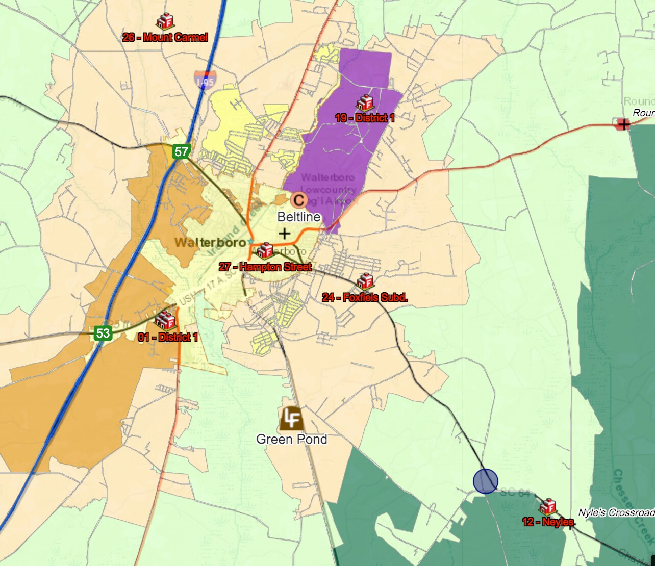 Charleston Hwy, Walterboro, SC 29488 0 Charleston Hwy Walterboro