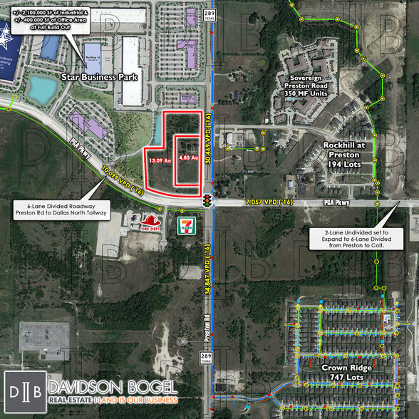 PGA Parkway Pkwy, Frisco, TX for sale - Aerial - Image 1 of 1