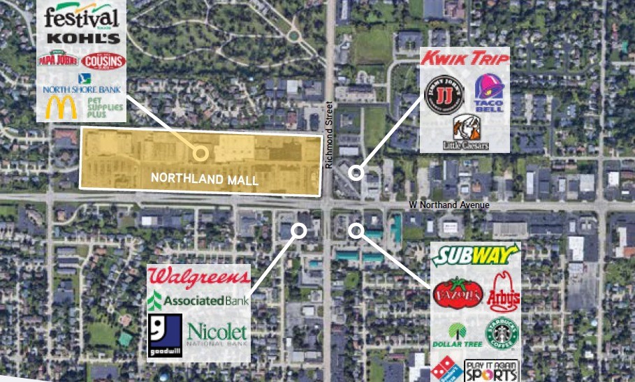 900 W Northland Ave, Appleton, WI 54914 - Northland Mall | LoopNet