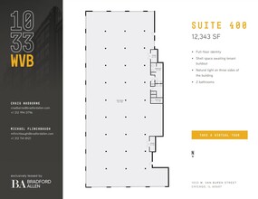 1033 W Van Buren St, Chicago, IL for lease Floor Plan- Image 1 of 9