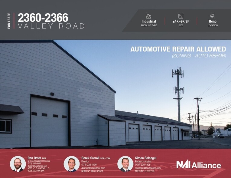 2360 Valley Rd, Reno, NV for lease - Building Photo - Image 1 of 13