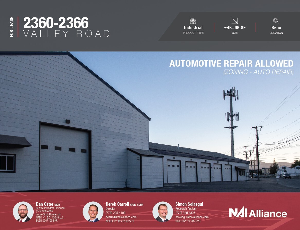 2360 Valley Rd, Reno, NV for lease Building Photo- Image 1 of 14