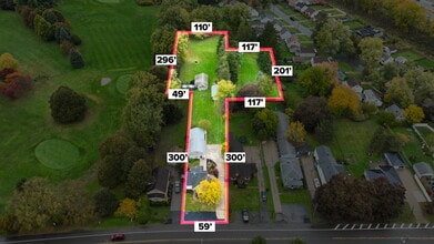 486 Potters Rd, Buffalo, NY - AERIAL  map view