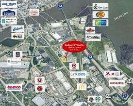 540 W Camp St, East Peoria, IL - AERIAL map view