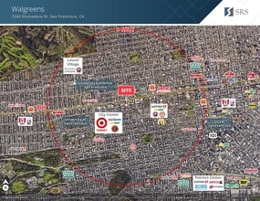 1363 Divisadero St, San Francisco, CA - AERIAL map view