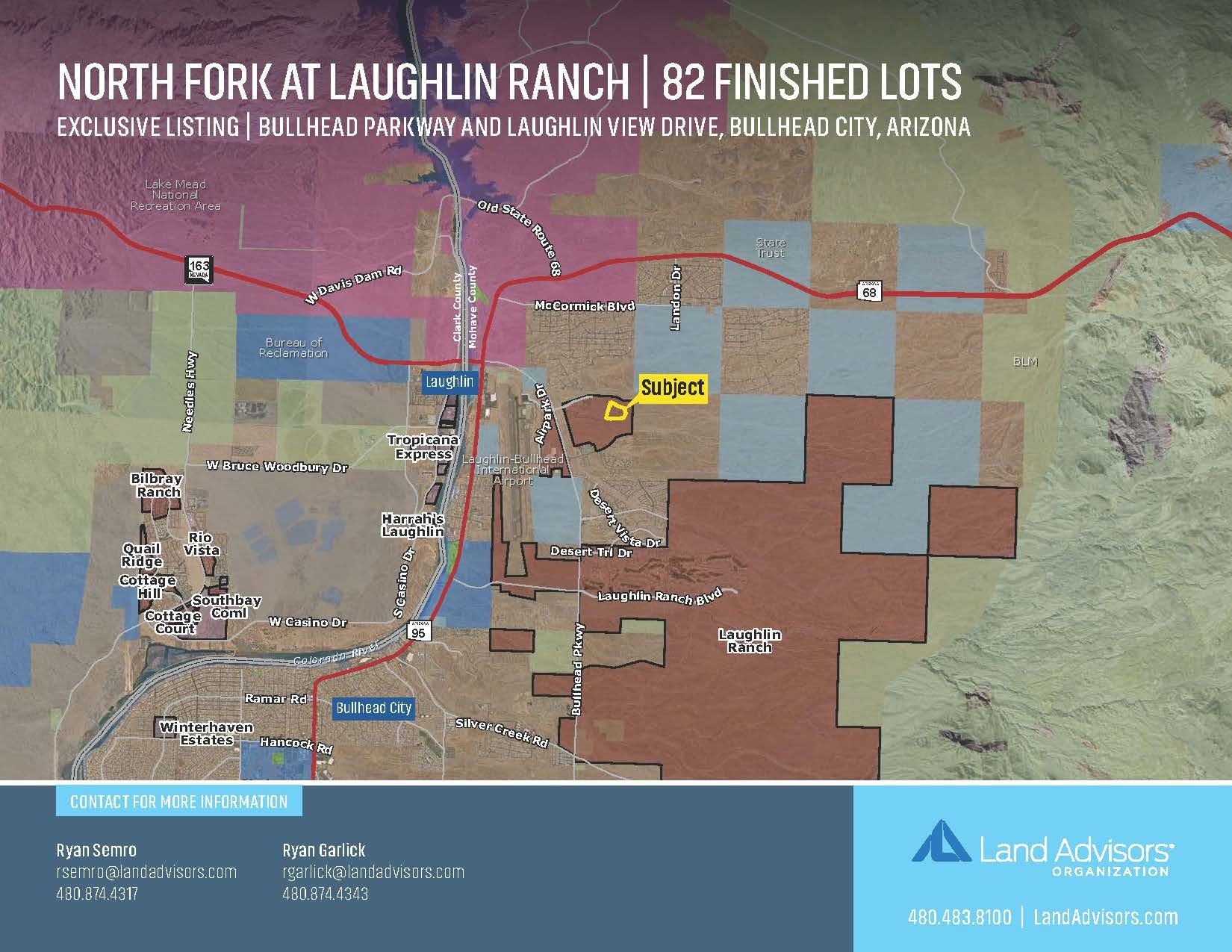 W-SWC Bullhead Parkway & Laughlin View Drive, Bullhead City, AZ for sale Aerial- Image 1 of 8