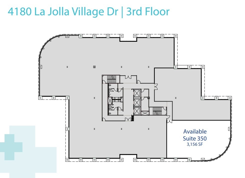 4180 La Jolla Village Dr, La Jolla, CA for lease Floor Plan- Image 1 of 2