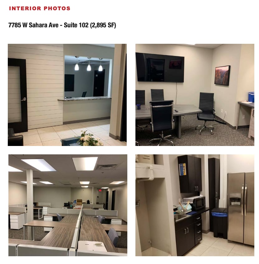 7785 W Sahara Ave, Las Vegas, NV for lease Interior Photo- Image 1 of 2