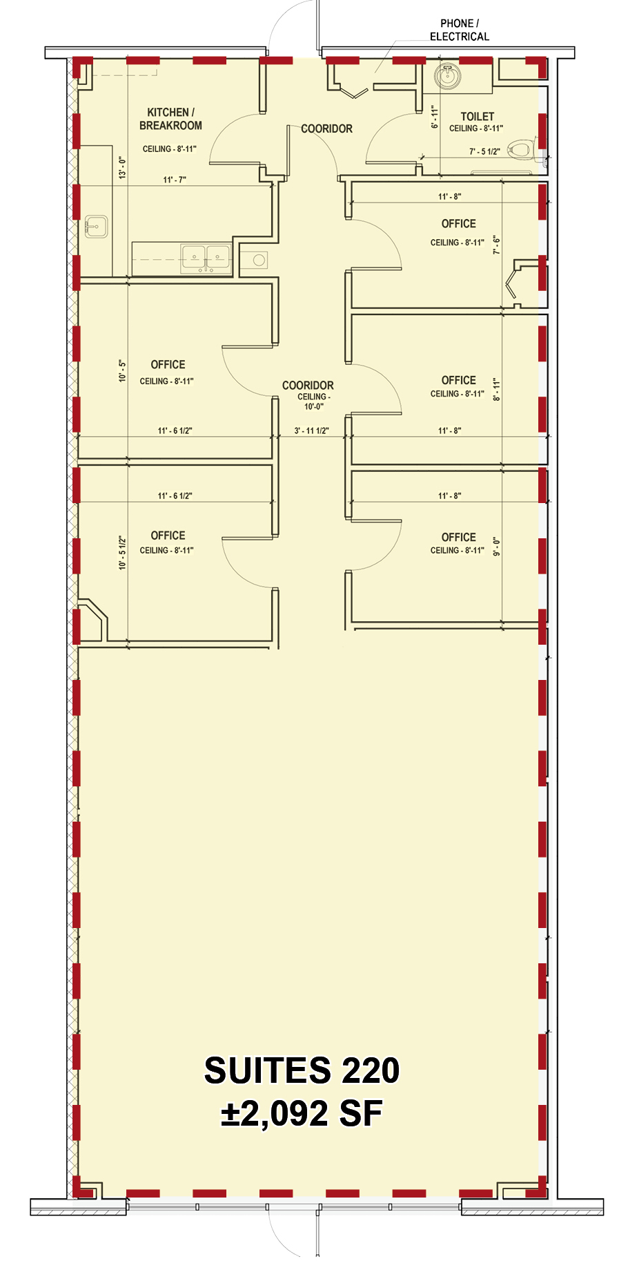 17200 Chenal Pky, Little Rock, AR for lease Floor Plan- Image 1 of 3