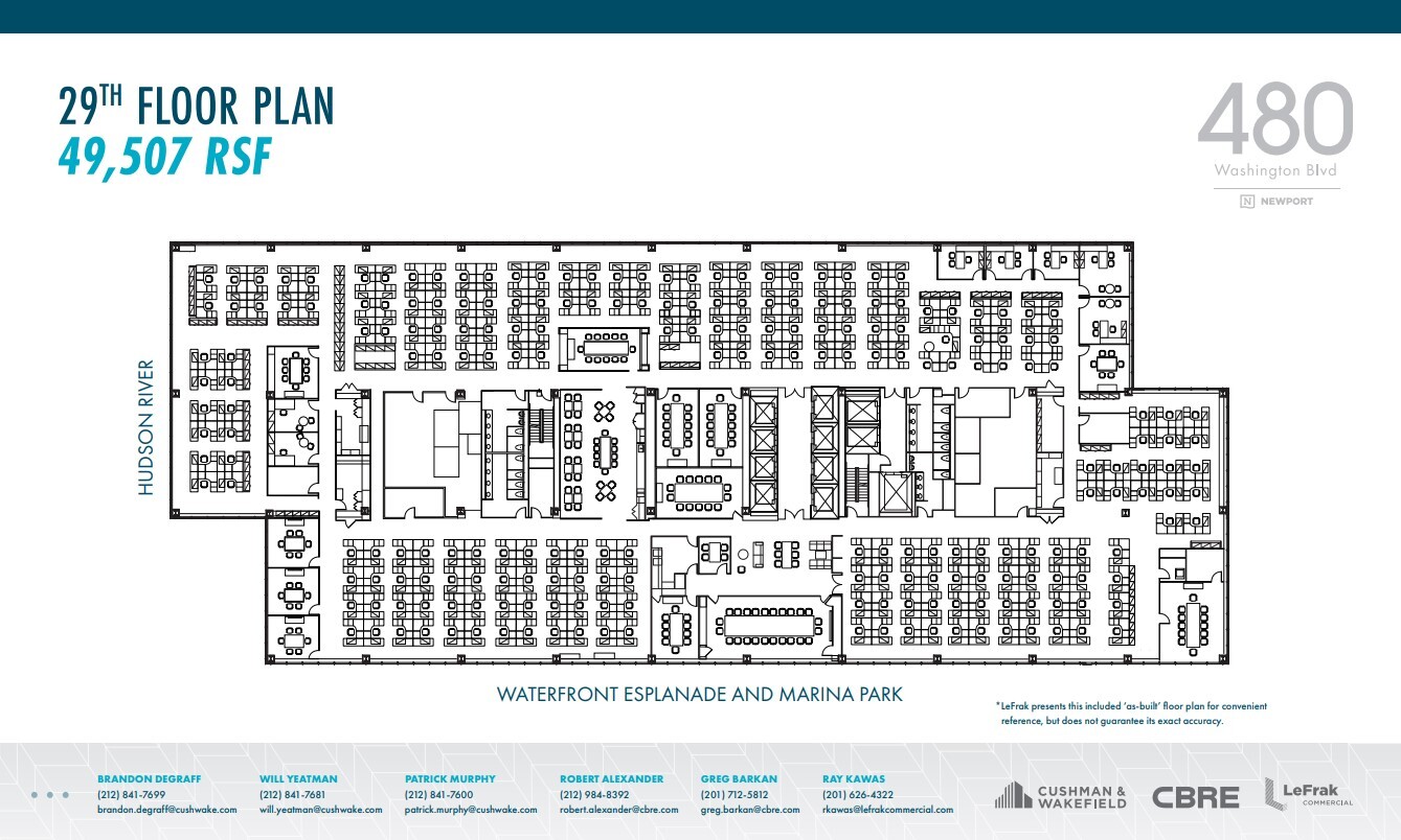 480 Washington Blvd, Jersey City, NJ for lease Floor Plan- Image 1 of 1