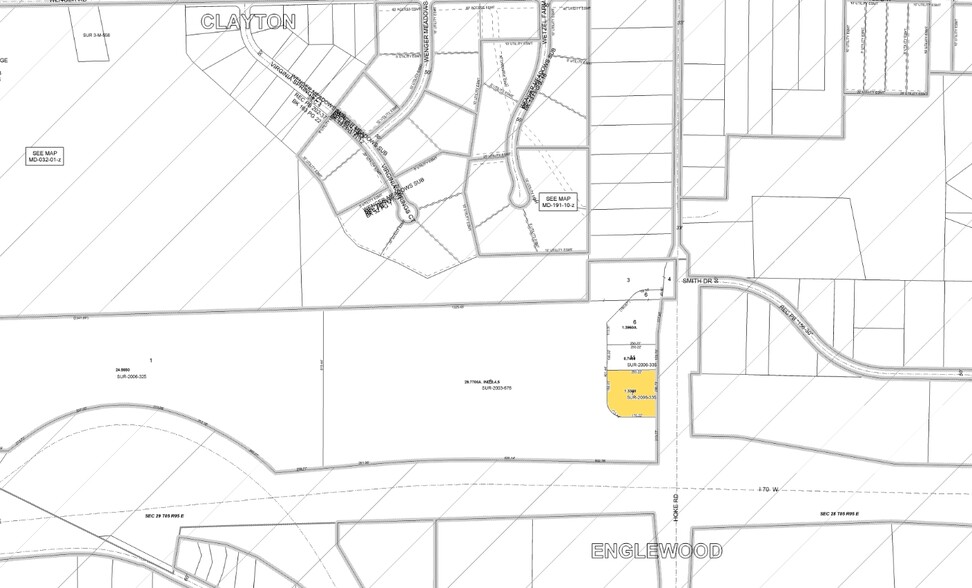 7725 Hoke Rd, Clayton, OH for lease - Plat Map - Image 2 of 14