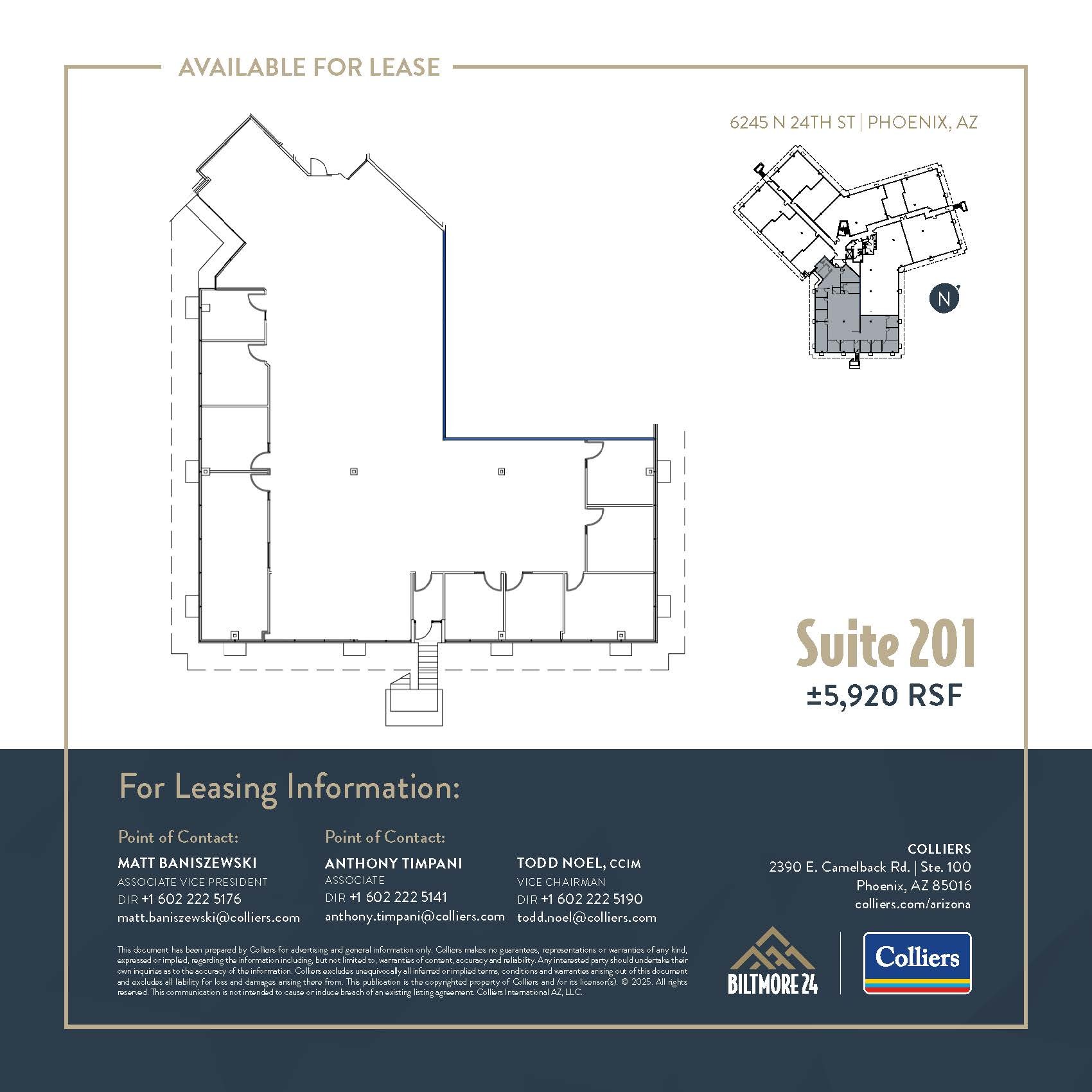 6245 N 24th Pky, Phoenix, AZ for lease Floor Plan- Image 1 of 2