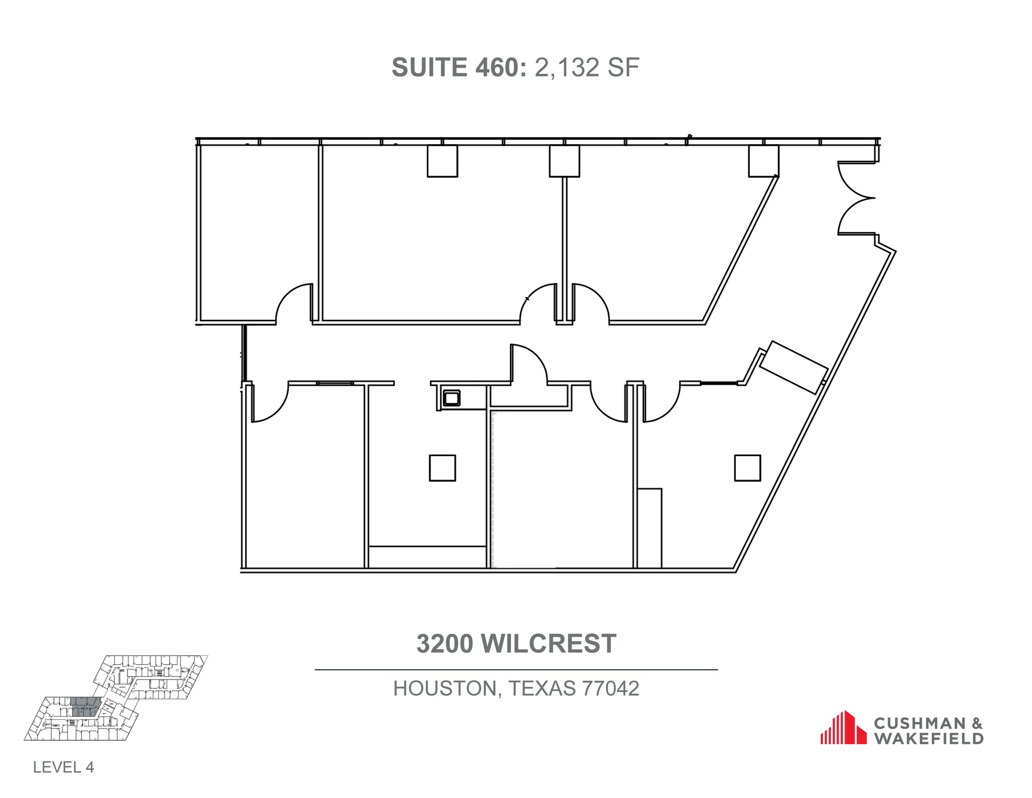 3200 Wilcrest Dr, Houston, TX for lease Floor Plan- Image 1 of 1