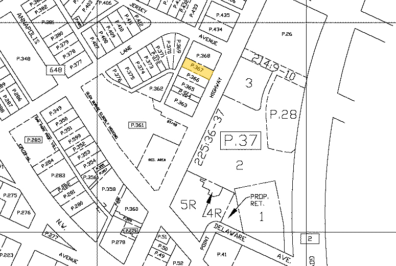 216-220 Crain Hwy N, Glen Burnie, MD for lease - Plat Map - Image 2 of 4