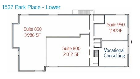 1525-1551 Park Pl, Ashwaubenon, WI for lease Floor Plan- Image 1 of 1