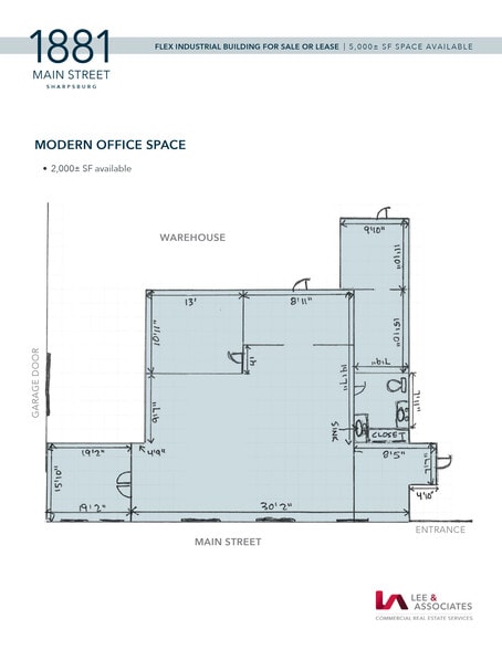 1881 Main St, Sharpsburg, PA for sale - Floor Plan - Image 3 of 4