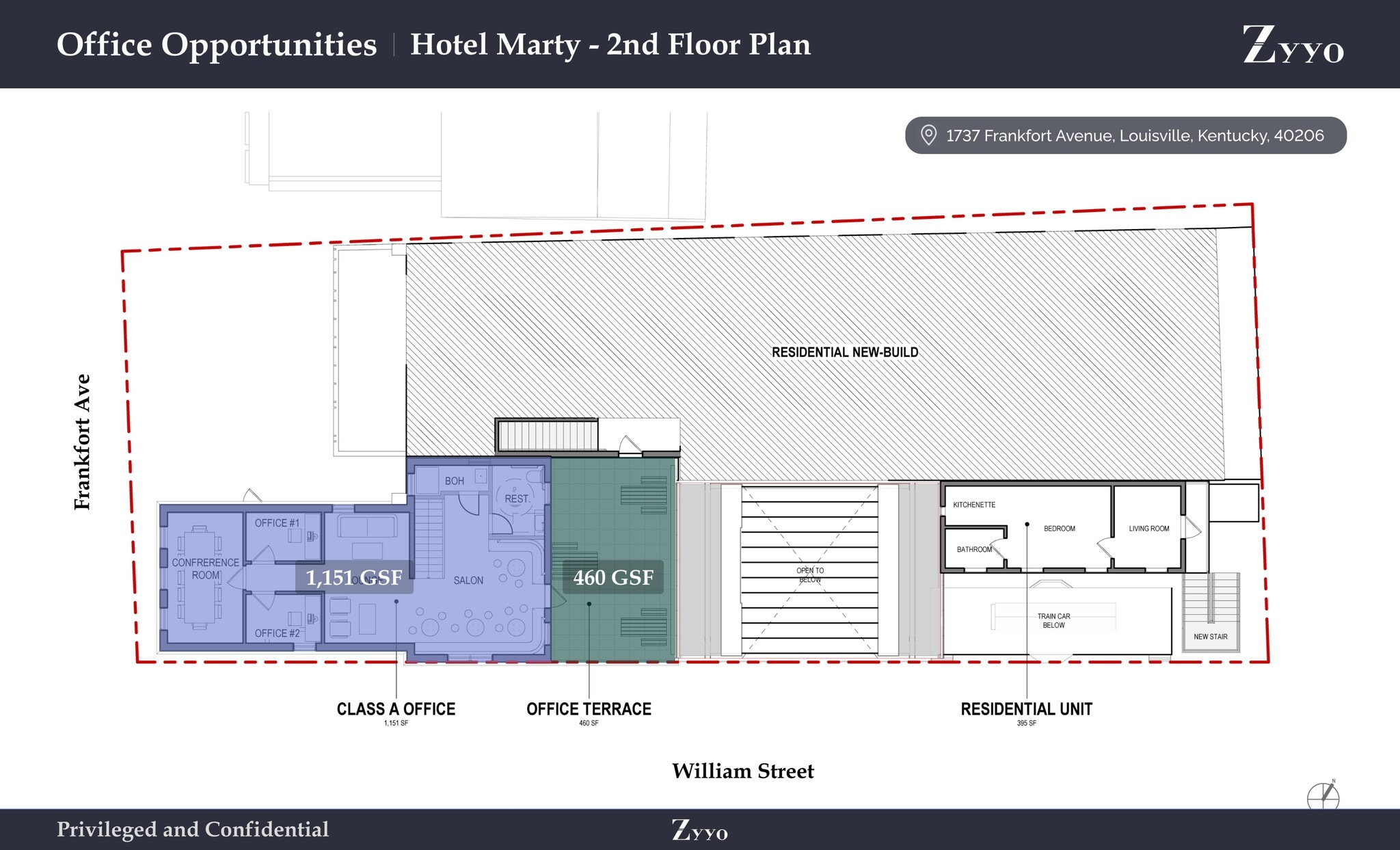 1737 Frankfort Ave, Louisville, KY for lease Site Plan- Image 1 of 5