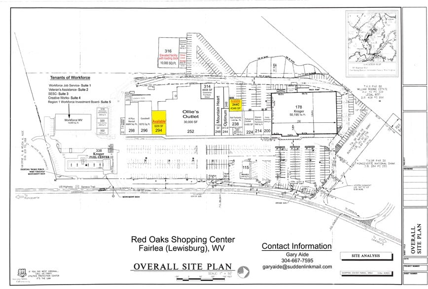 252 Red Oaks Shopping Ctr, Lewisburg, WV for lease - Building Photo - Image 3 of 3