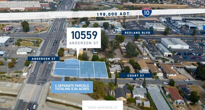 10559 Anderson St, Loma Linda, CA - aerial  map view