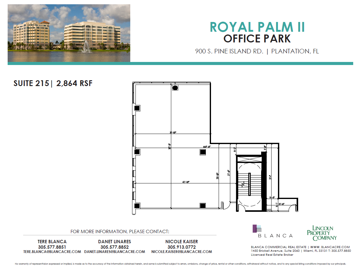 1000 S Pine Island Rd, Plantation, FL for lease Floor Plan- Image 1 of 1