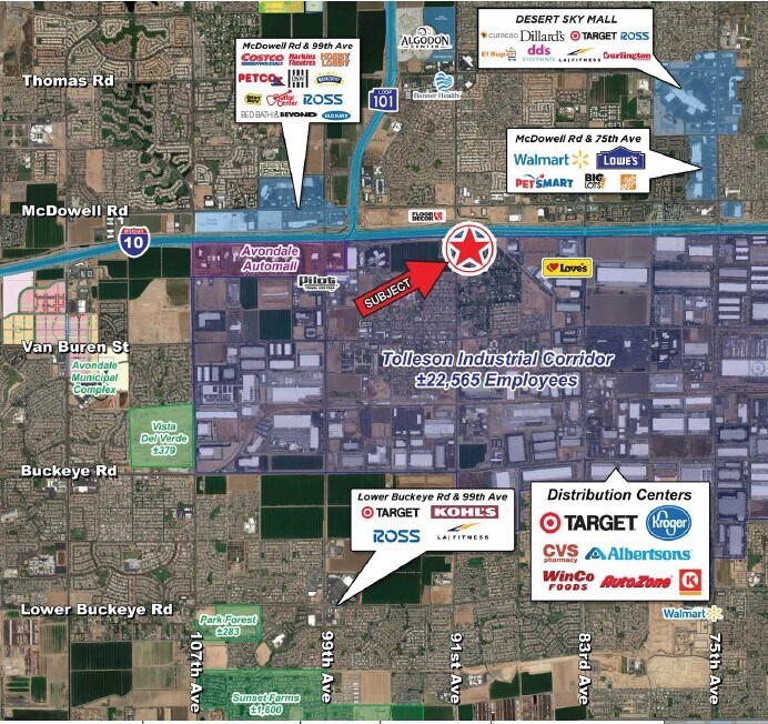Interstate 10 & Loop 101, Tolleson, AZ 85353 Land for Sale