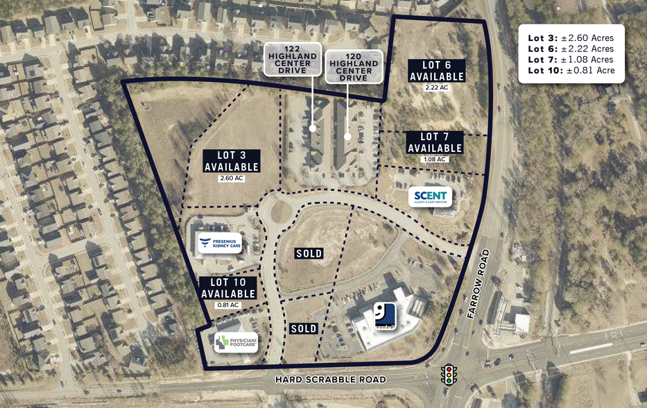 Lot 10 Highland Center, Columbia, SC for sale - Building Photo - Image 1 of 1