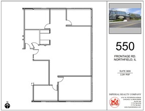 540-550 W Frontage Rd, Northfield, IL for lease Floor Plan- Image 1 of 2