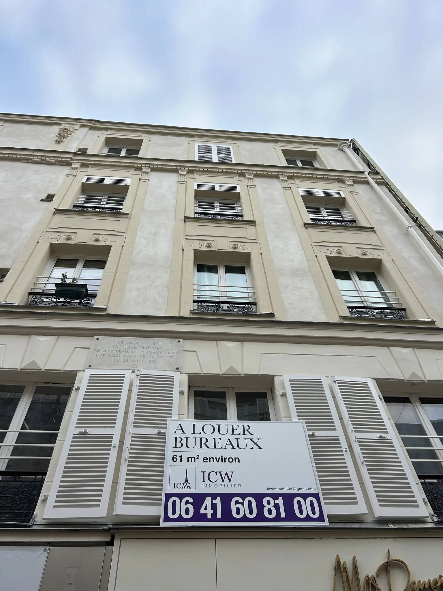Office in Paris for lease Building Photo- Image 1 of 13